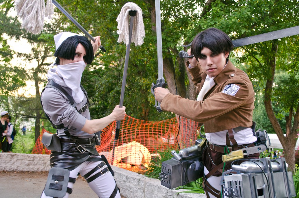 AnimeNEXT 2014 Attack on Titan Cosplay