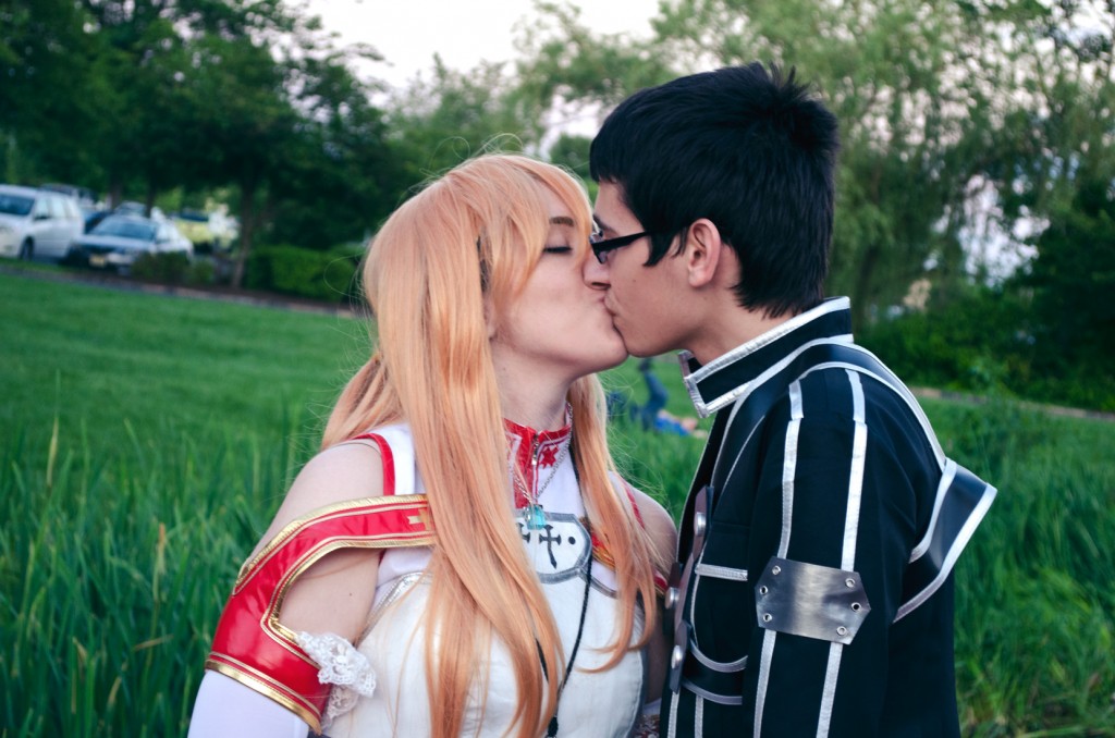 AnimeNEXT 2014 Kirito and Asuna cosplay