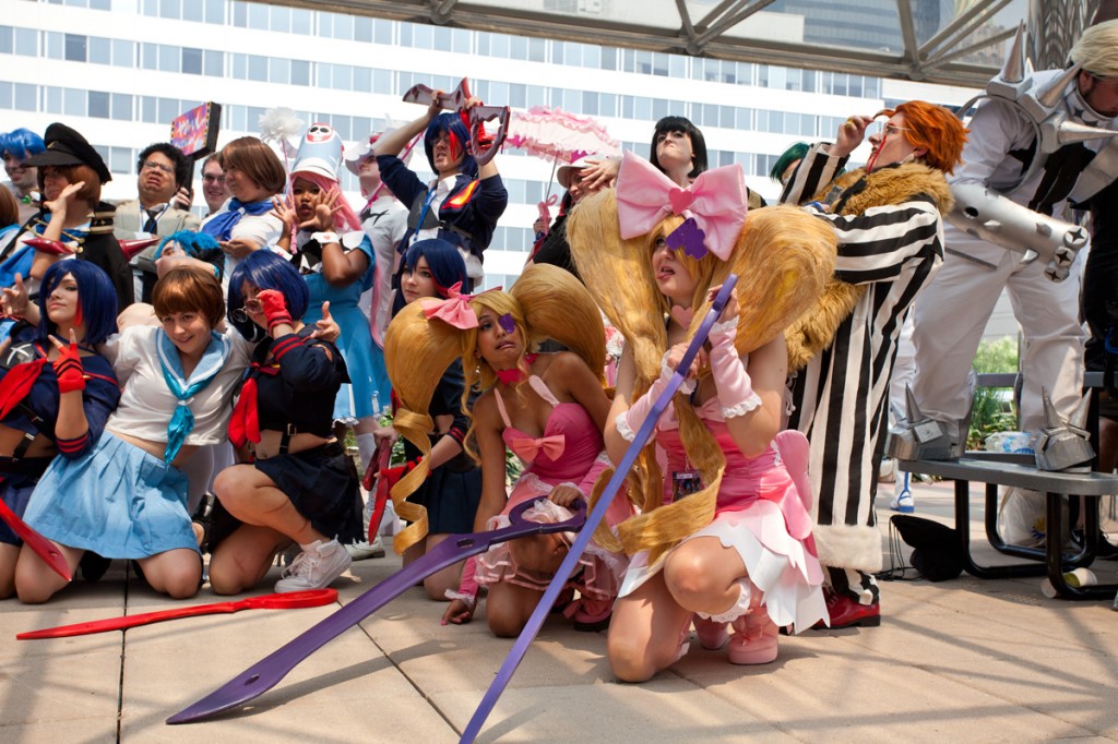 Otakon 2014 Kill la Kill photoshoot group photo