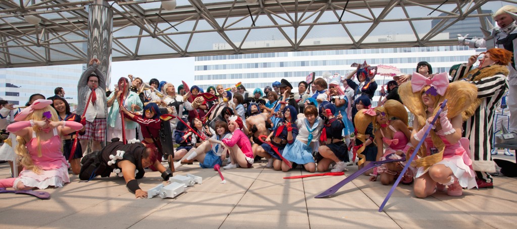 Otakon Kill la Kill photoshoot group photo