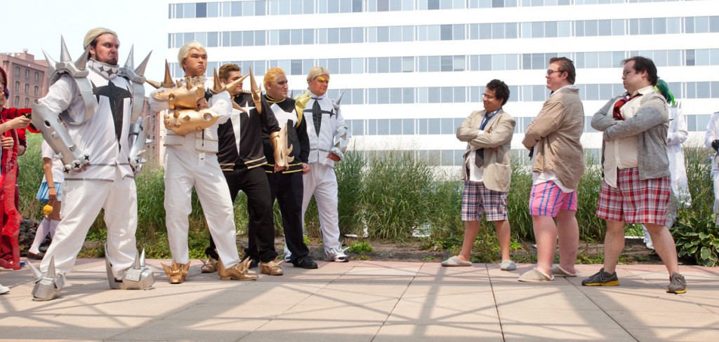 Otakon Gamagori and Mako's Dad cosplay