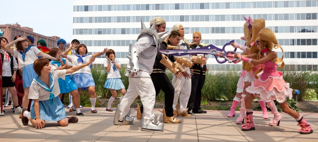 Otakon Mako and Gamagori cosplay group