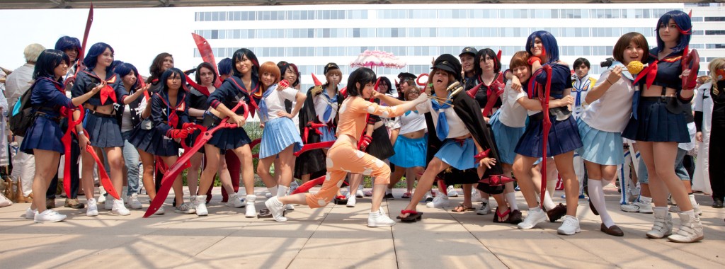 Otakon 2014 Kill la Kill photo shoot mako and Ryuko