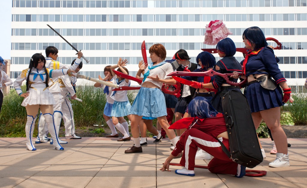 Otakon Ryuko Mako and Satsuki cosplay