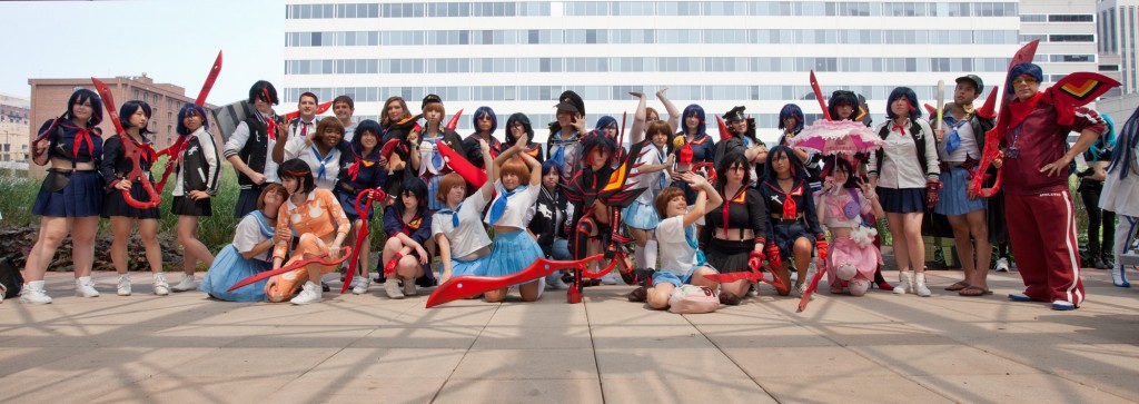 Otakon Kill la Kill cosplay photoshoot Ryuko and Mako