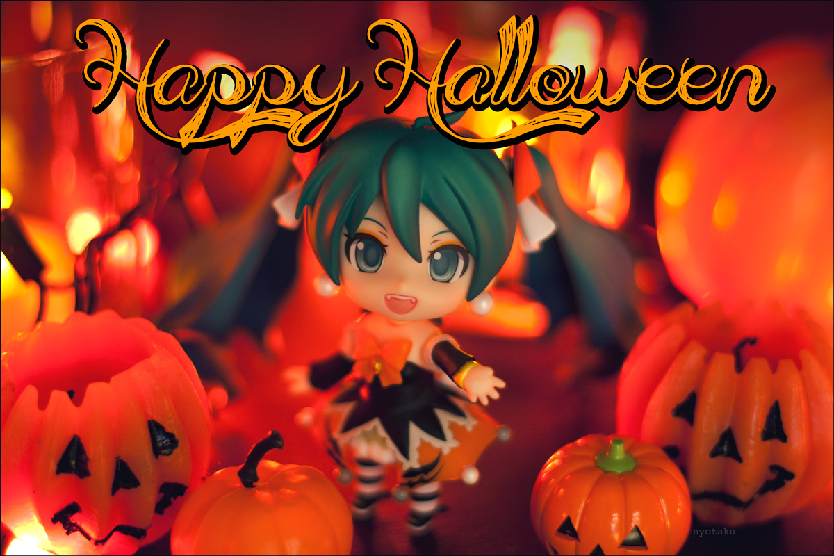 Resultado de imagem para happy halloween hatsune miku